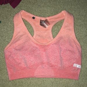 Gymshark Peach Ombré Sports Bra